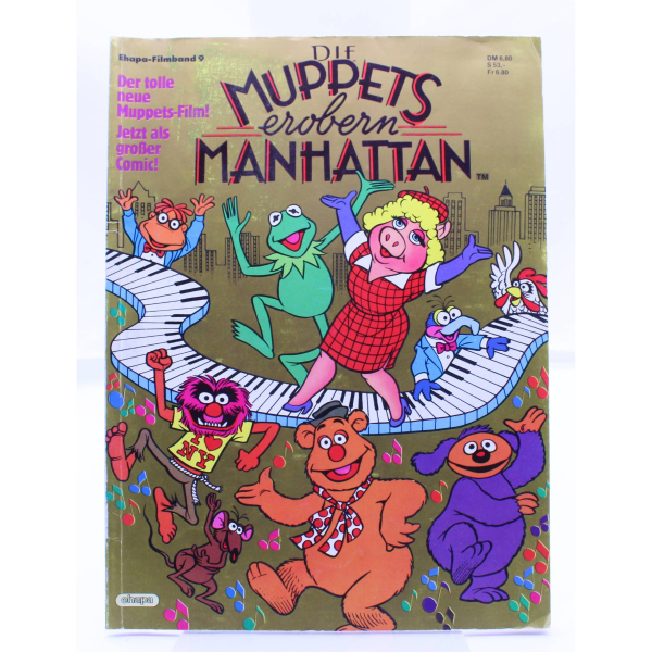 Ehapa Filmband Nr. 9 Die Muppets erobern Manhattan 1985